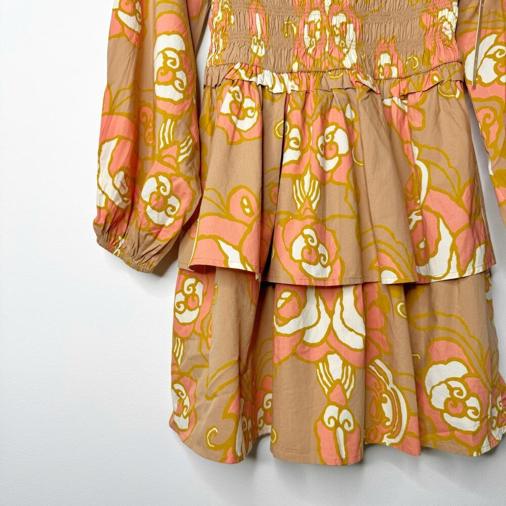 Cleobella Journee Mini Dress in Floral Abstract Rose Print Size XS - Picture 7 of 12